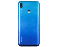 Hátlap Huawei Y7 2019 (Y7 Prime 2019) akkufedél (kamera plexi) kék
